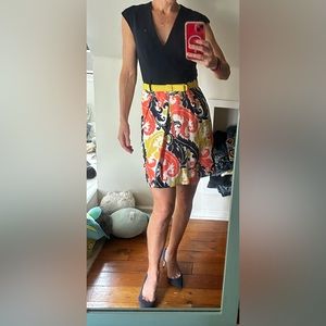 Milly of NY 5F Bergdorf goodman dress size 4 and matching belt